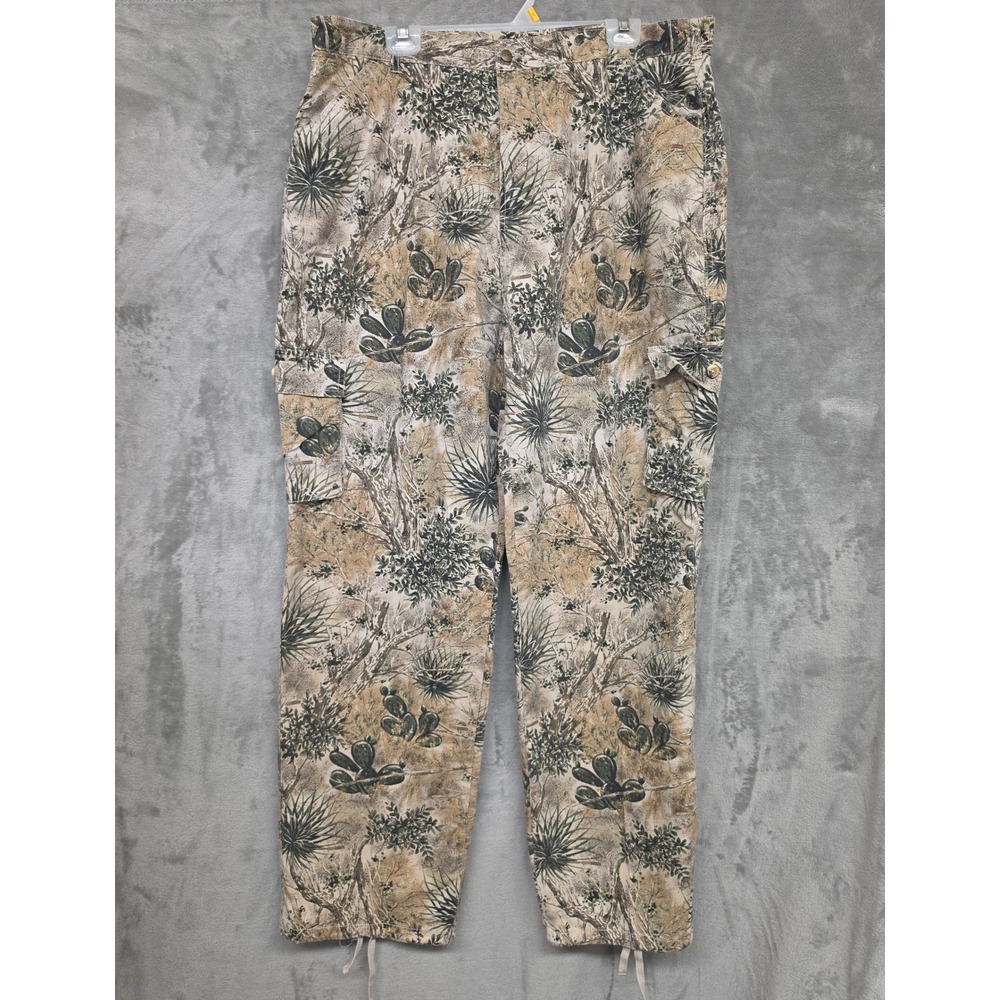 Game Guard Original Ripstop Cargo Pants Mens Sz XL Cactus Desert Camo Texas
